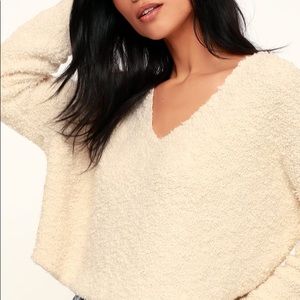 Free People Popcorn Pullover Sweater